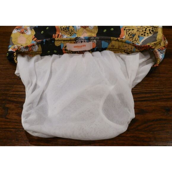 Ambsn California Wild Cat Swim Trunks Shorts Men's Size Small - Picture 3 of 3